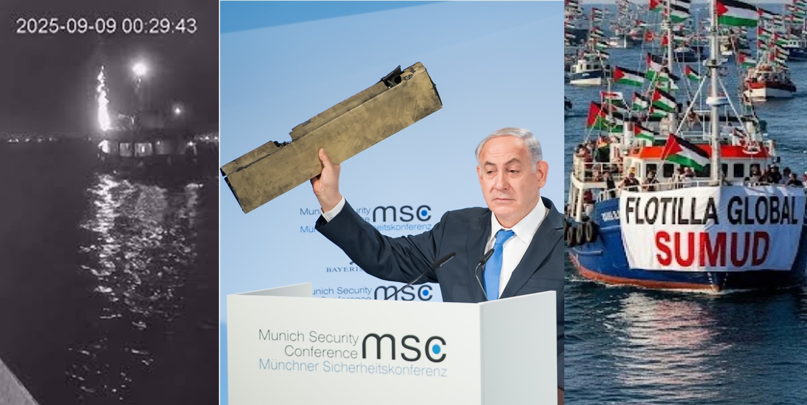 flotilla attacchi droni tunisia israele netanyahu