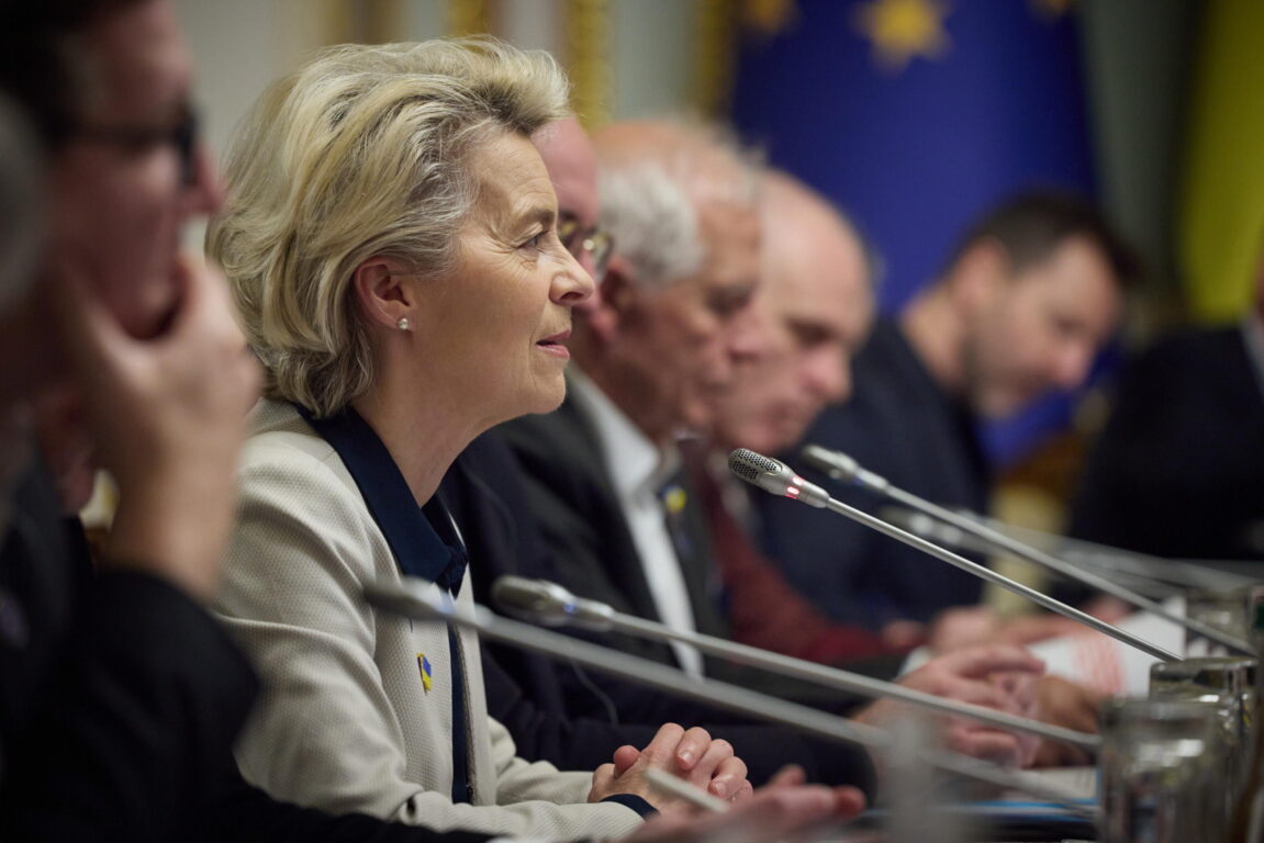 La presidente della Commissione europea Ursula von der Leyen