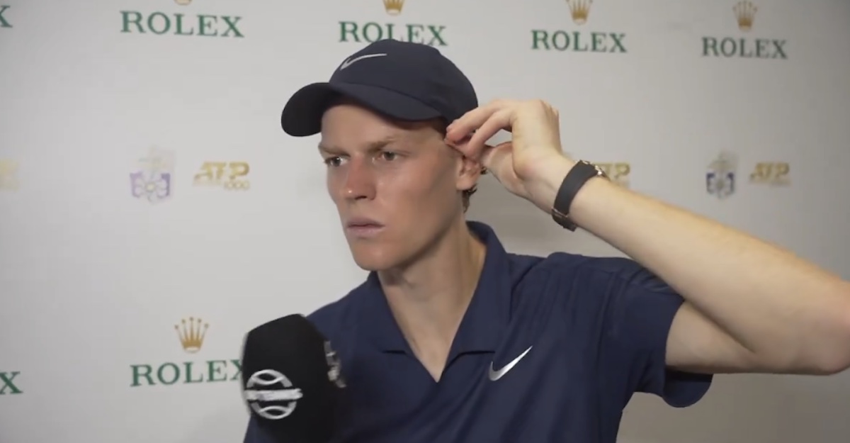 jannik sinner campo lento