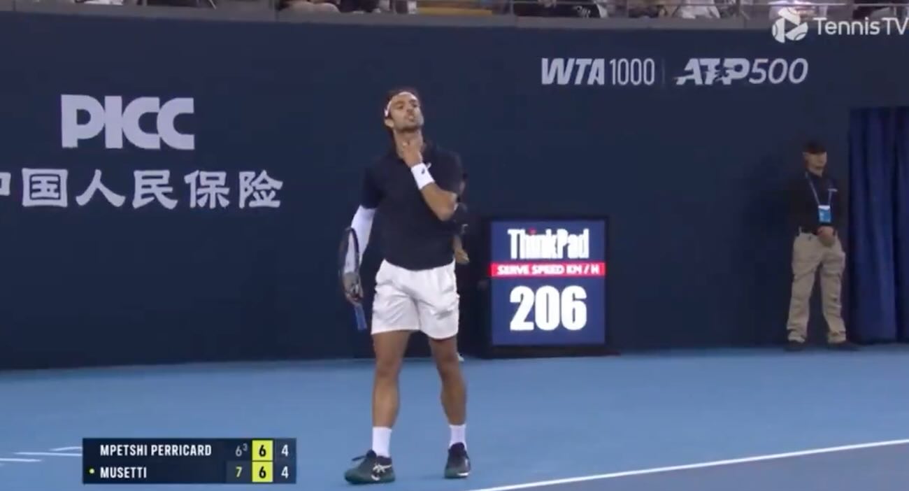 Lorenzo Musetti contro i cinesi