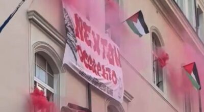 roma liceo newton occupato gaza