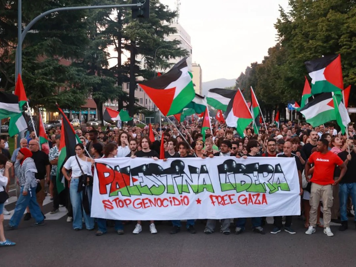 scioperi gaza global sumud flotilla oggi roma milano