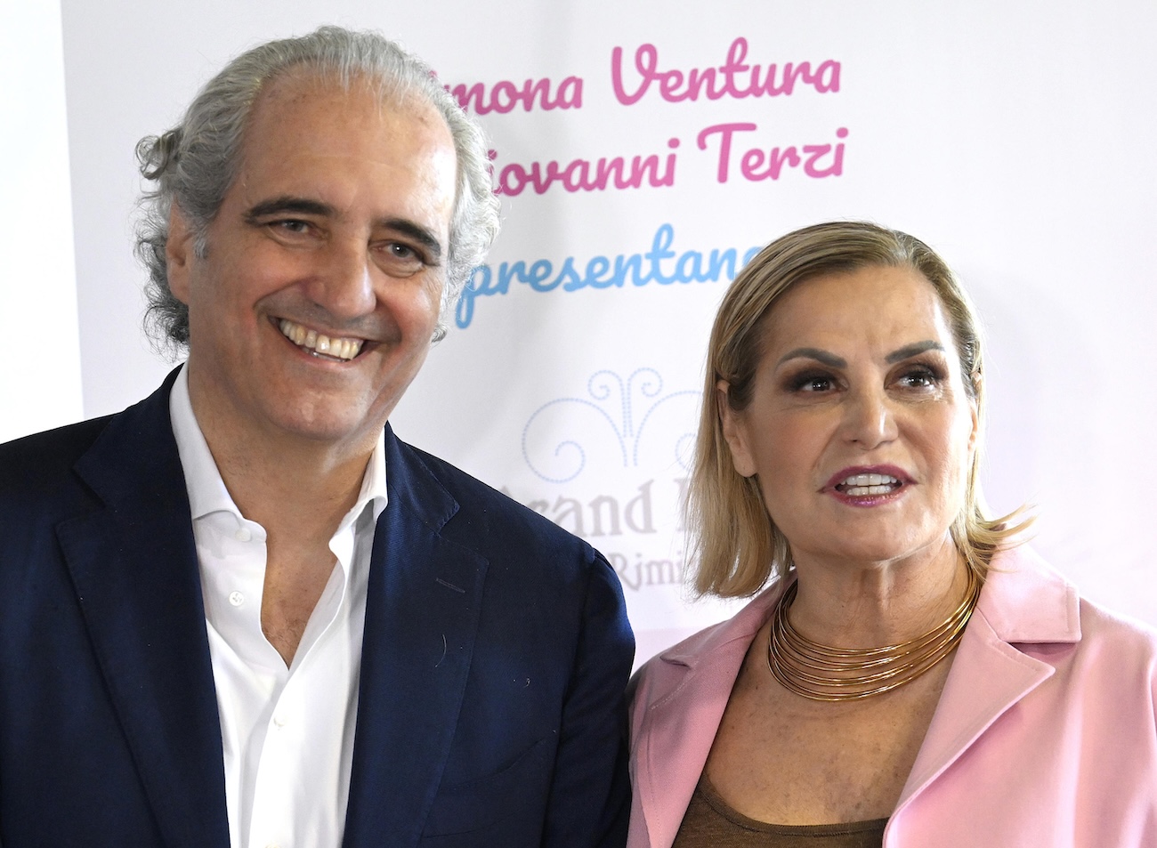 Simona Ventura e Giovanni Terzi